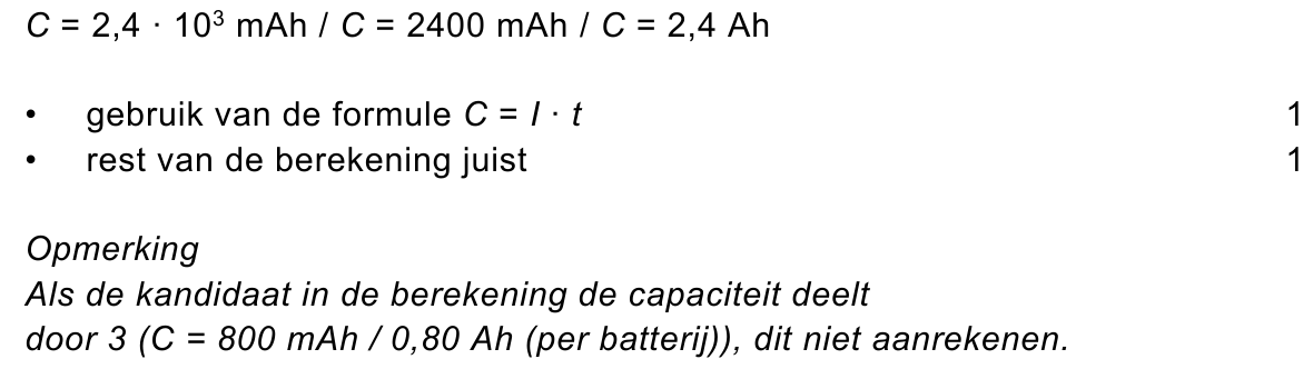 beoordelingsmodel vraag 11