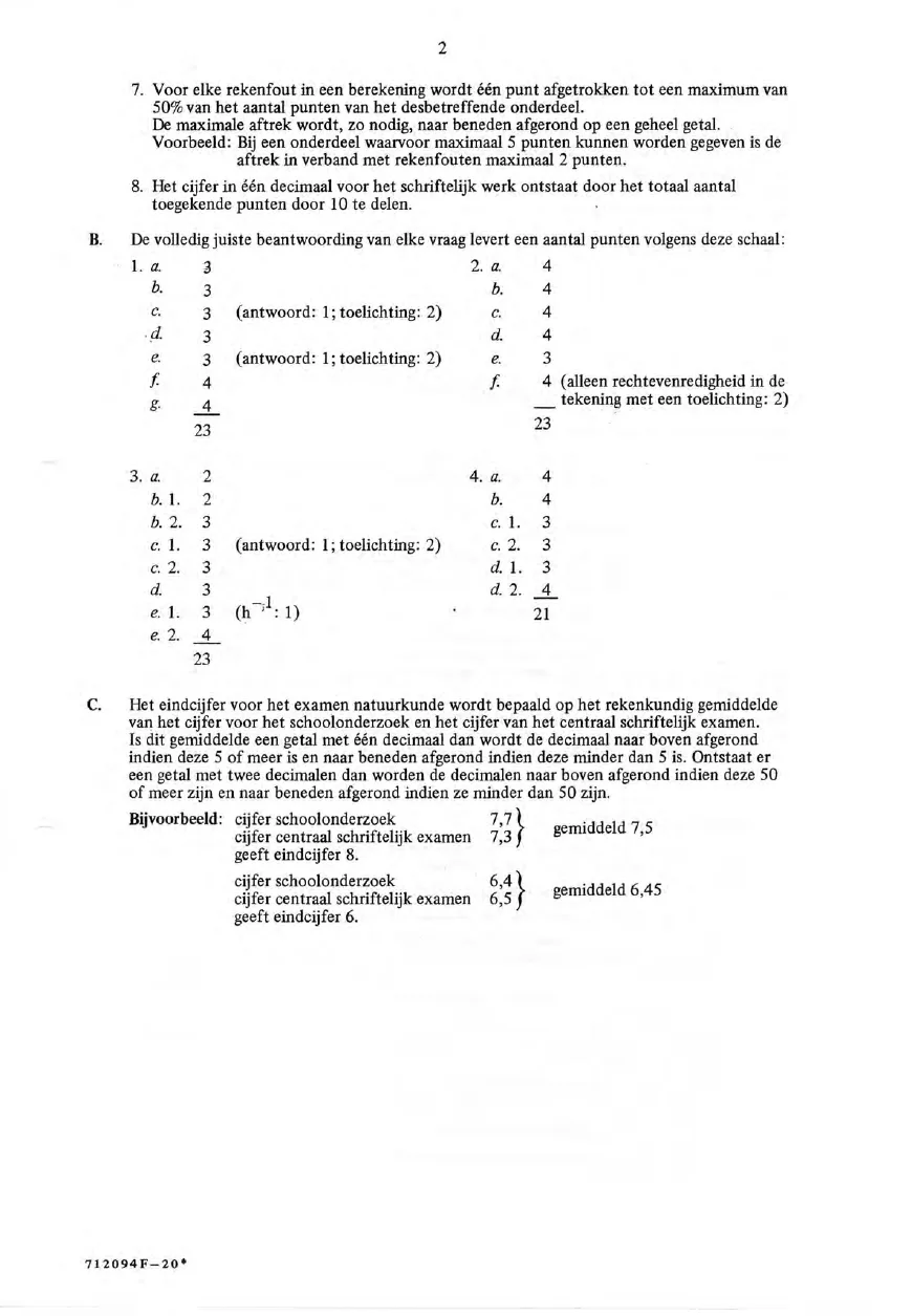 beoordelingsmodel bladzijde 2