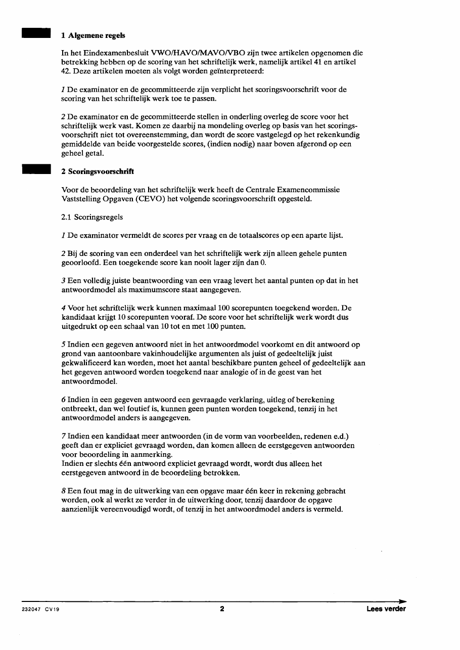 beoordelingsmodel bladzijde 2