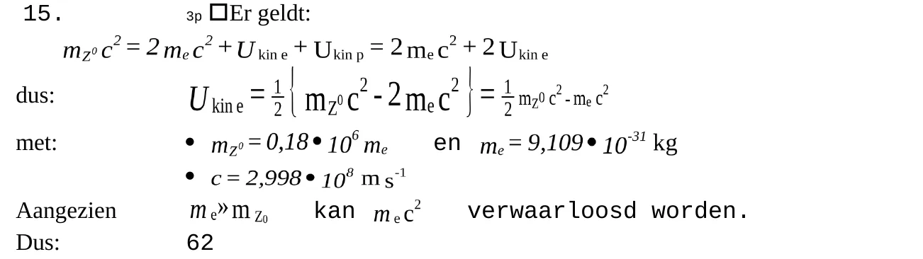 beoordelingsmodel vraag 15