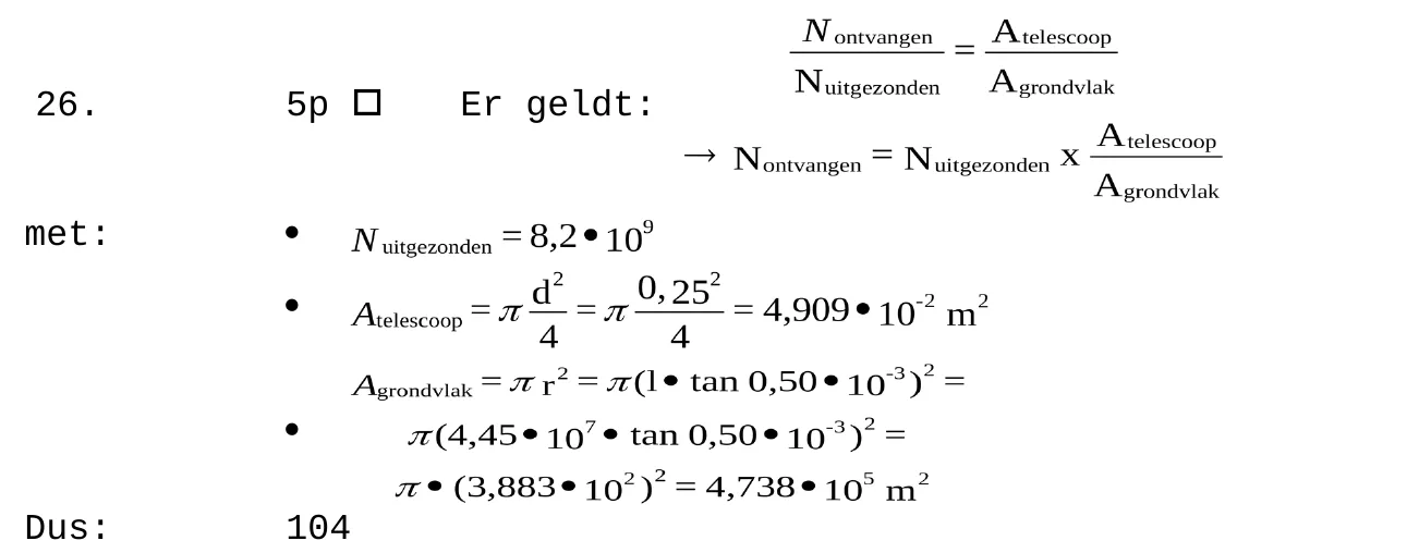 beoordelingsmodel vraag 26