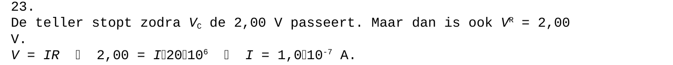 beoordelingsmodel vraag 23