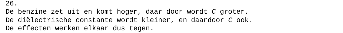 beoordelingsmodel vraag 26