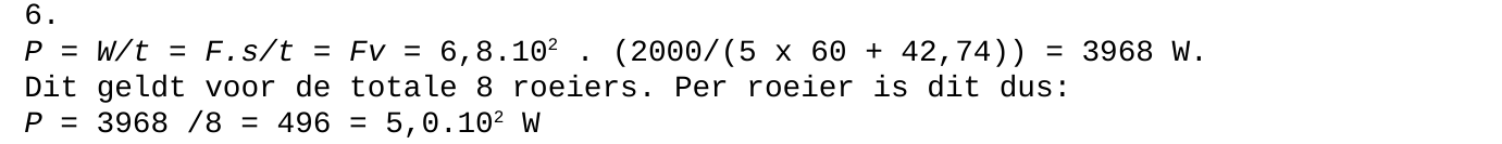 beoordelingsmodel vraag 6