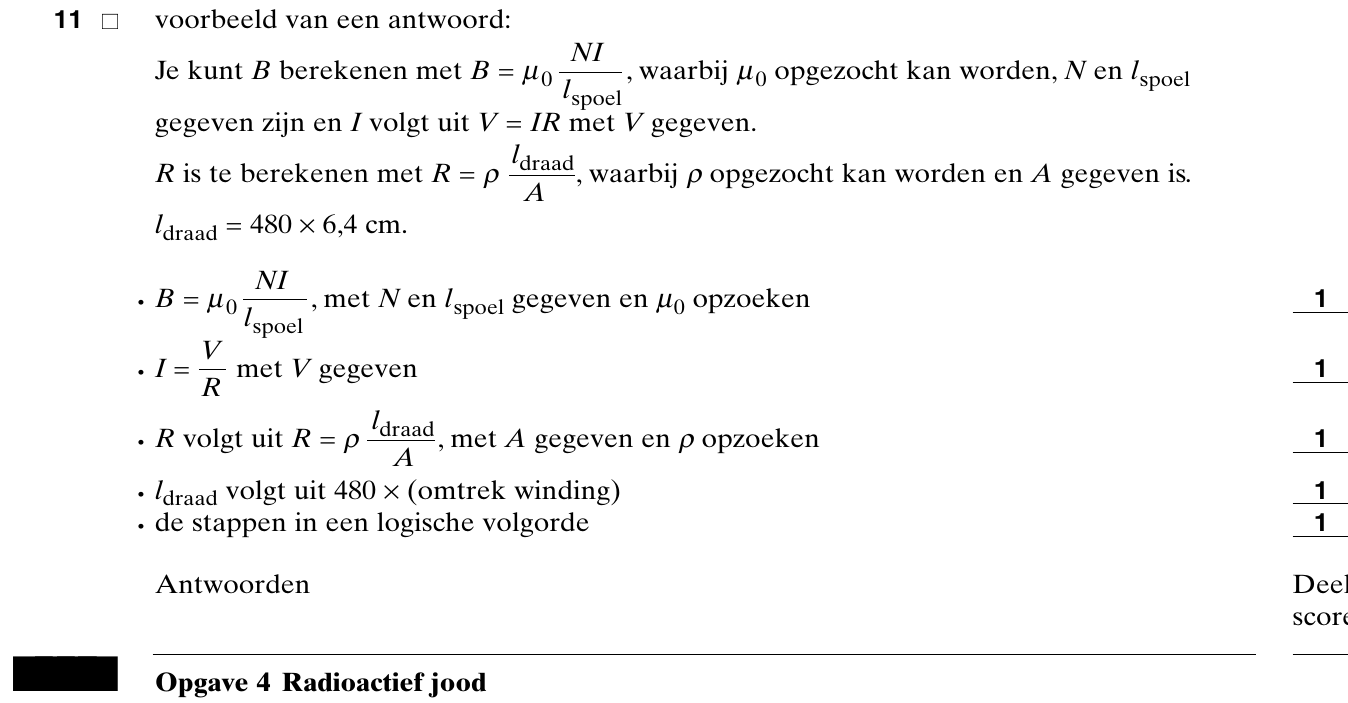 beoordelingsmodel vraag 11