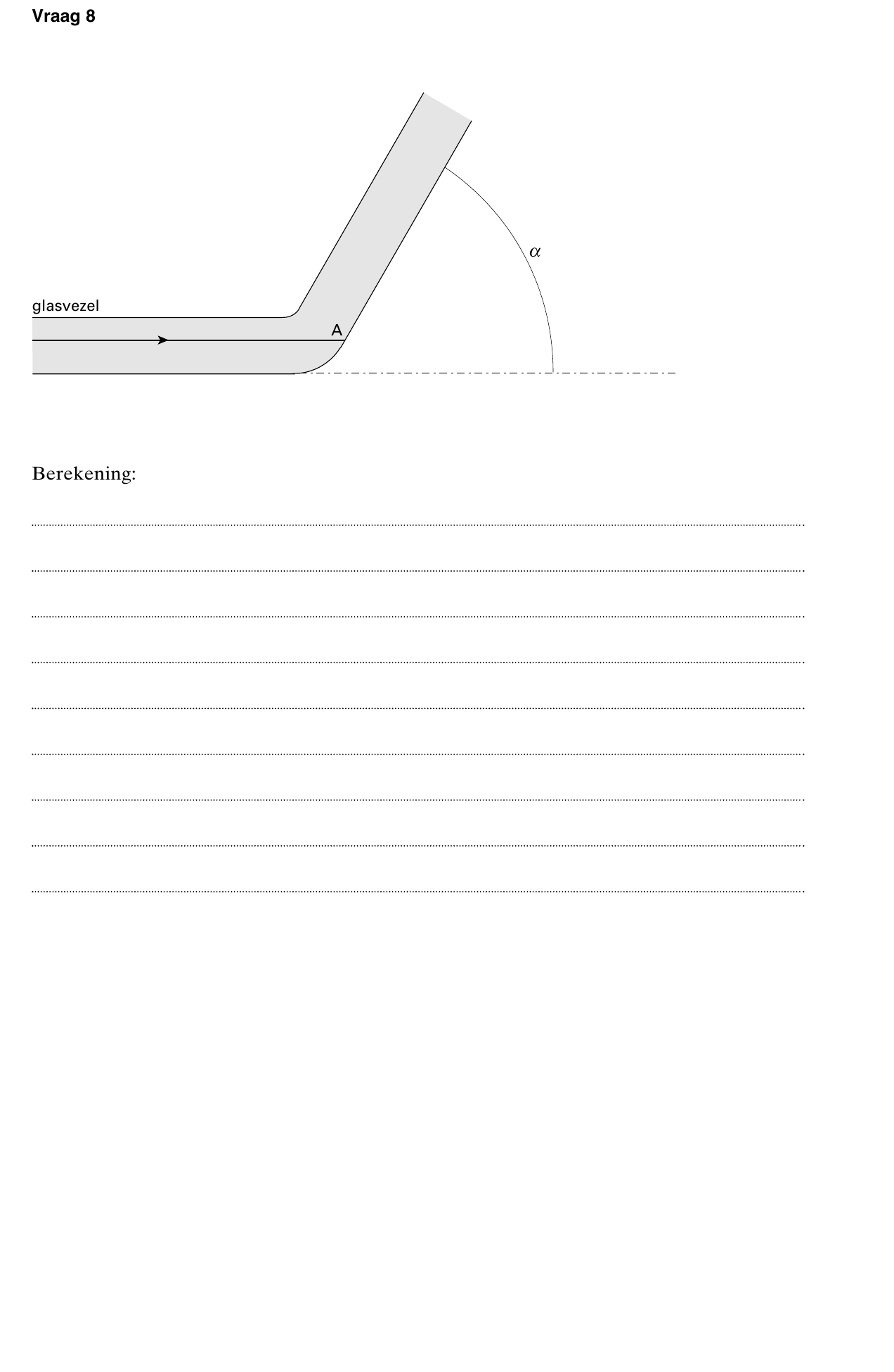 uitwerkbijlage bij vraag 8