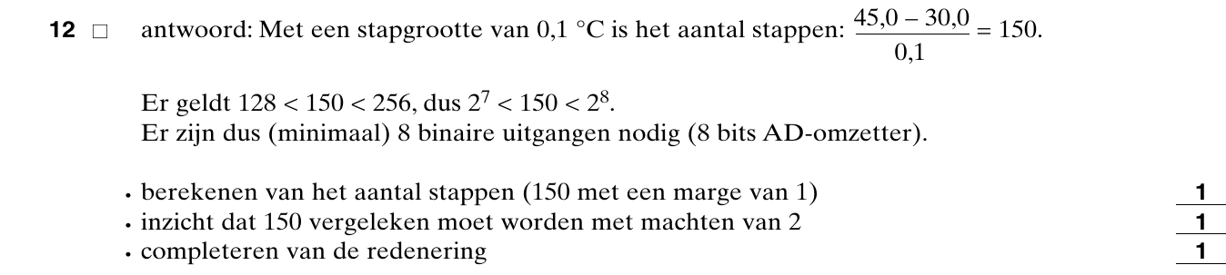 beoordelingsmodel vraag 12