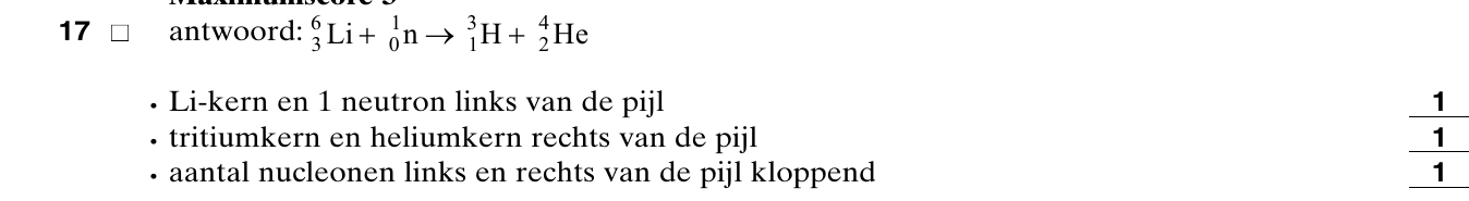 beoordelingsmodel vraag 17