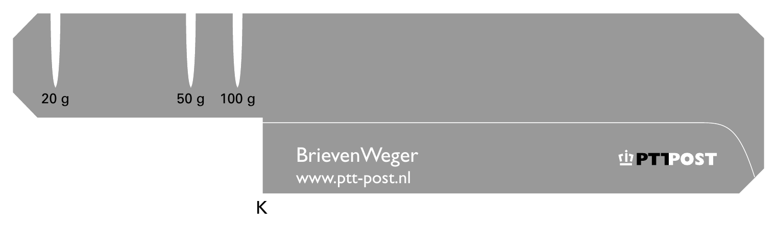 20 g 50 g 100 g BrievenWeger i www.ptt-post.nl K