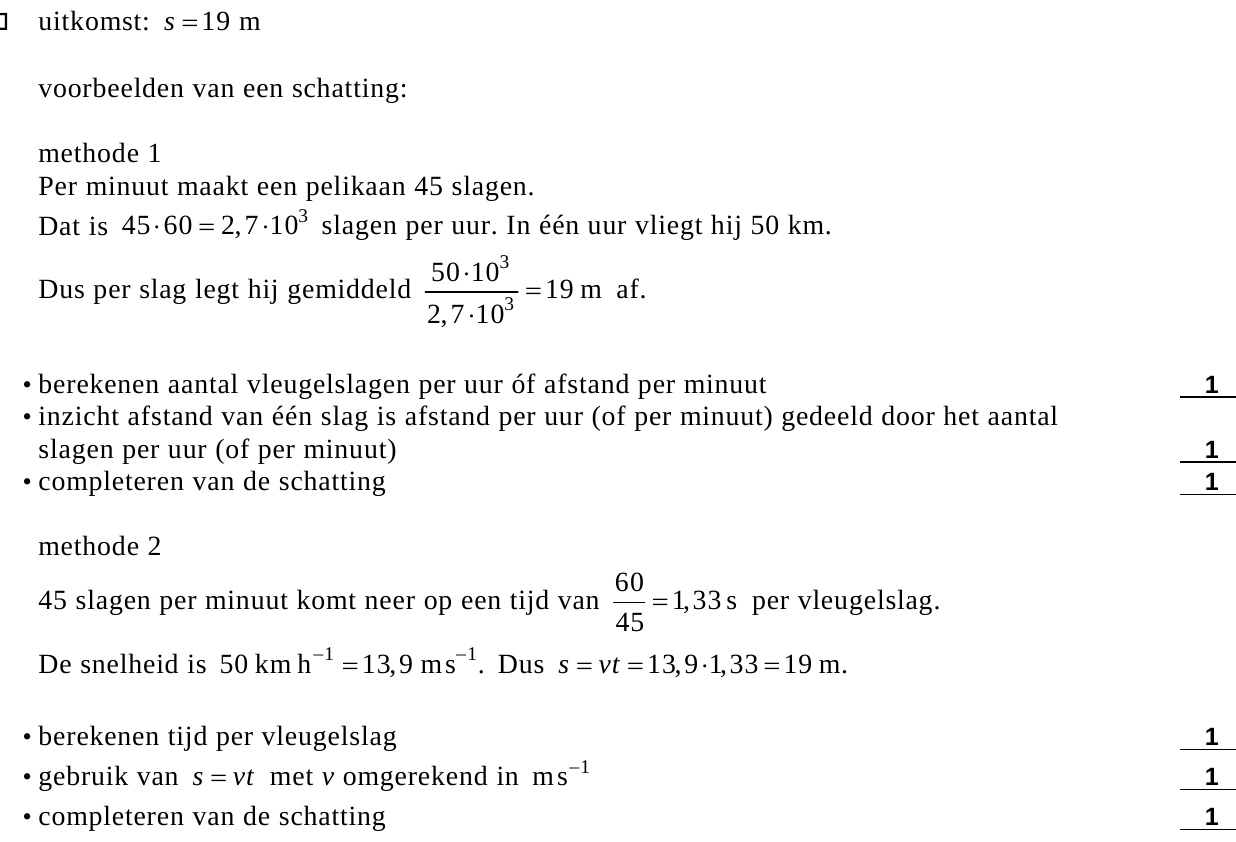 beoordelingsmodel vraag 10