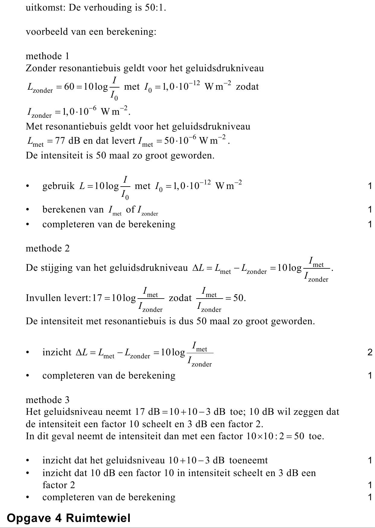 beoordelingsmodel vraag 9