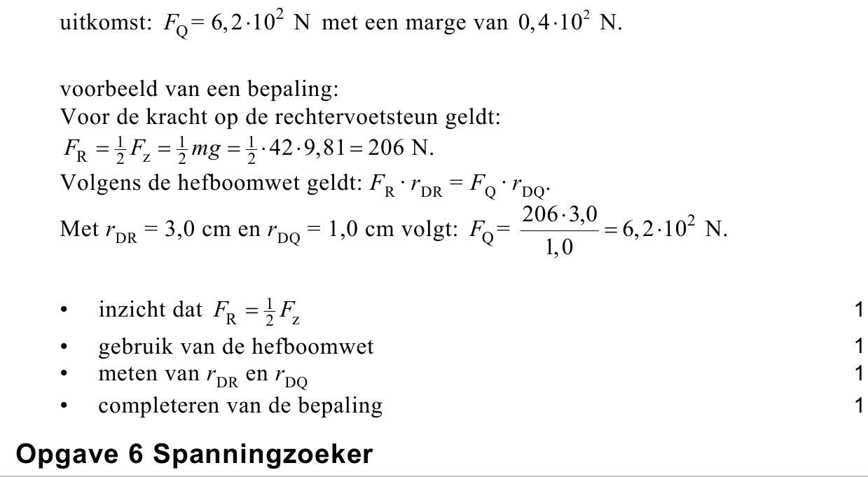 beoordelingsmodel vraag 20