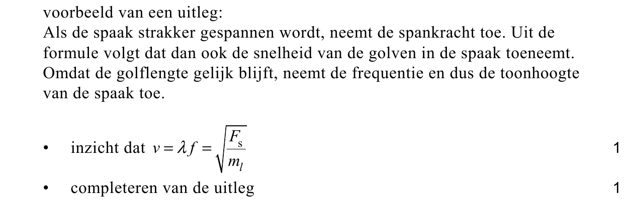 beoordelingsmodel vraag 19