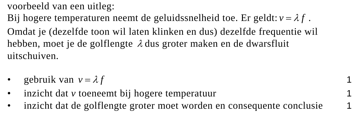 beoordelingsmodel vraag 3