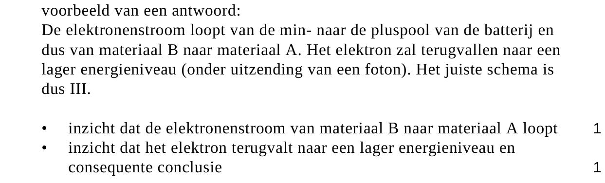 beoordelingsmodel vraag 3