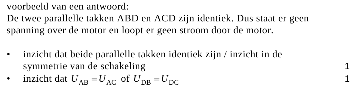beoordelingsmodel vraag 1