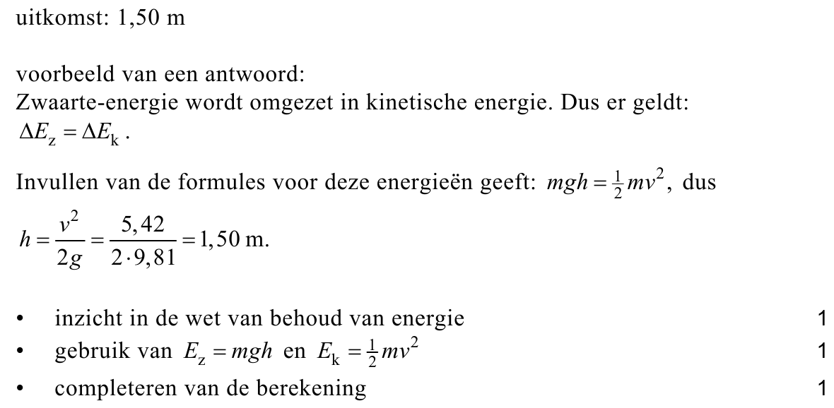 beoordelingsmodel vraag 1