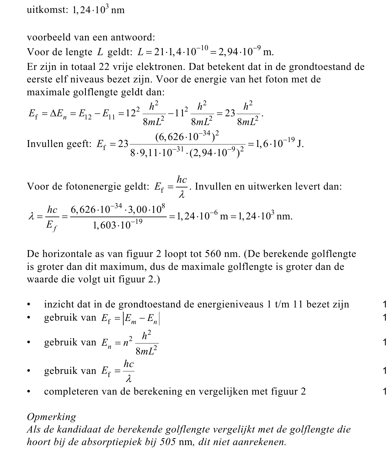 beoordelingsmodel vraag 17